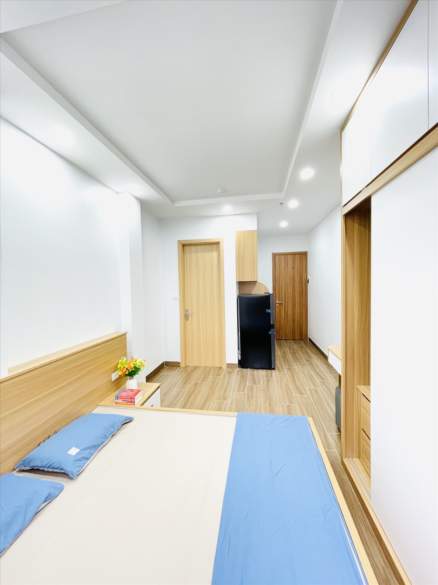 Phòng trọ Studio 30m2 tại Friends Team Tô Vĩnh Diện - Thanh Xuân - Phòng khách