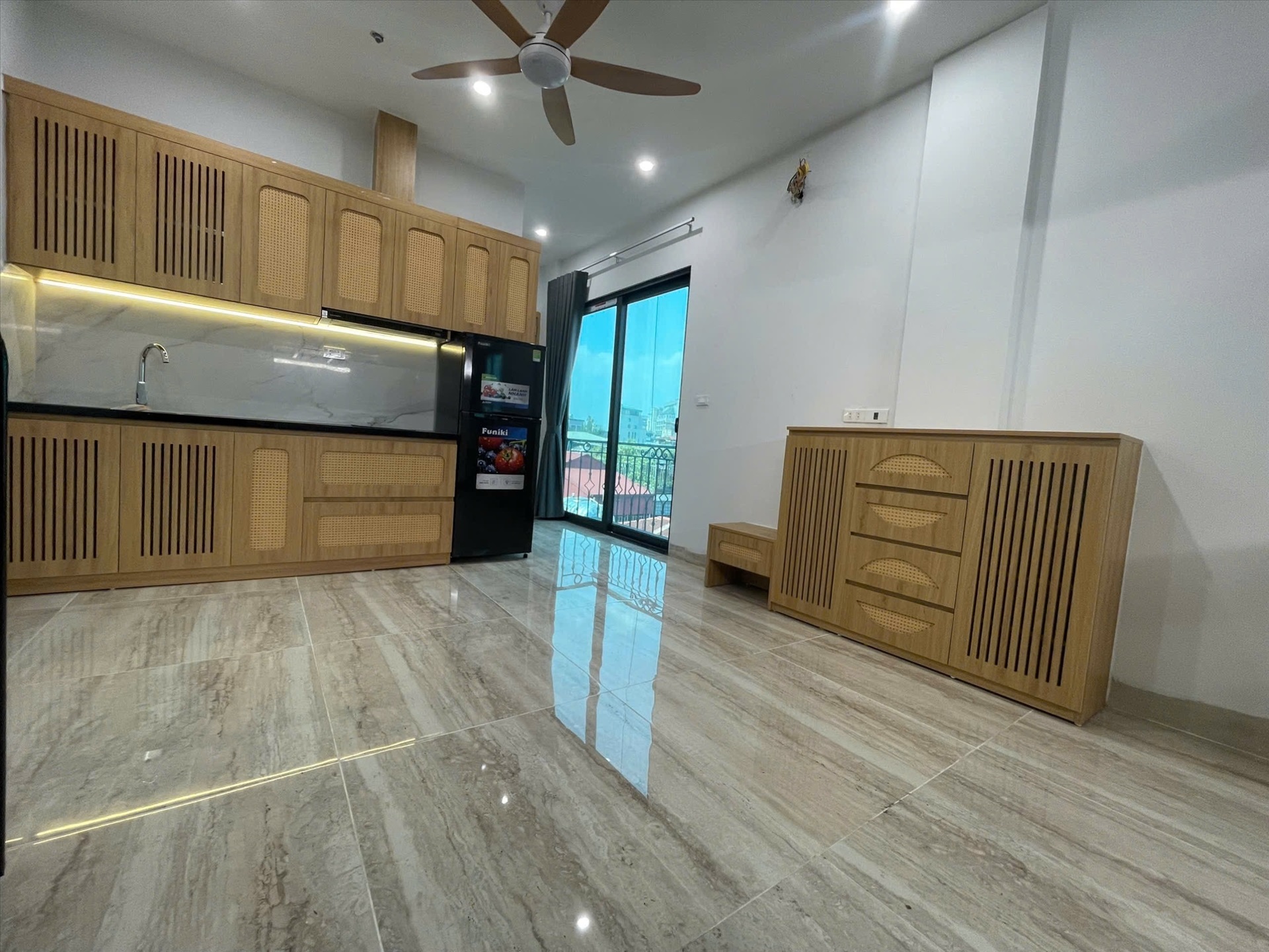 Phòng trọ Studio 35m2 tại Friends Team Phan Đình Giót - Thanh Xuân - Phòng bếp