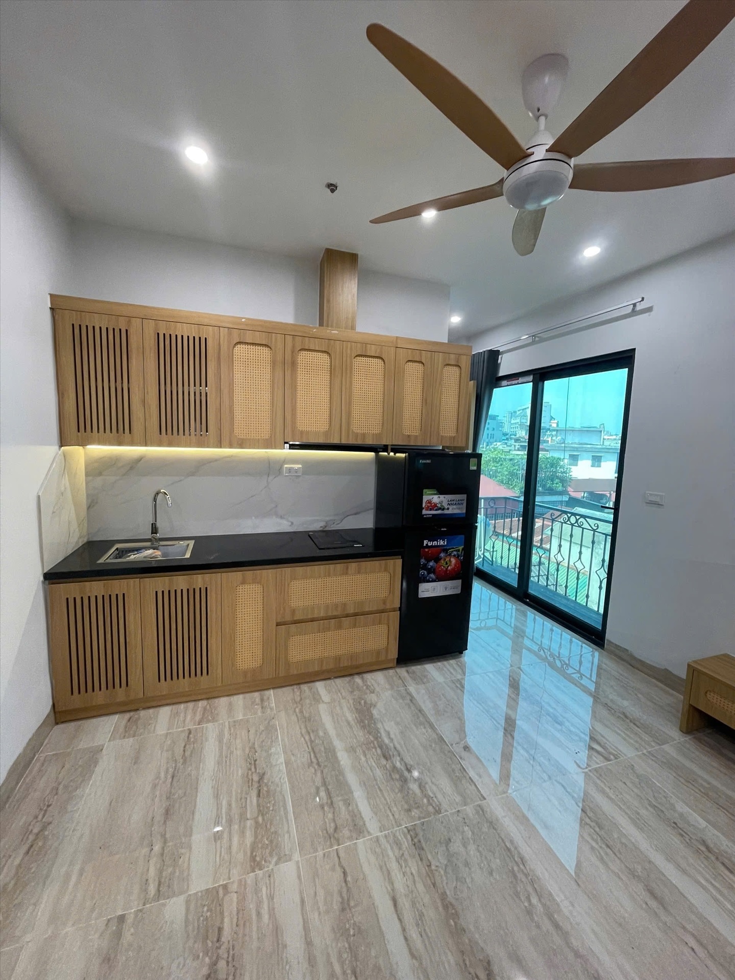 Phòng trọ Studio 35m2 tại Friends Team Phan Đình Giót - Thanh Xuân - Phòng bếp