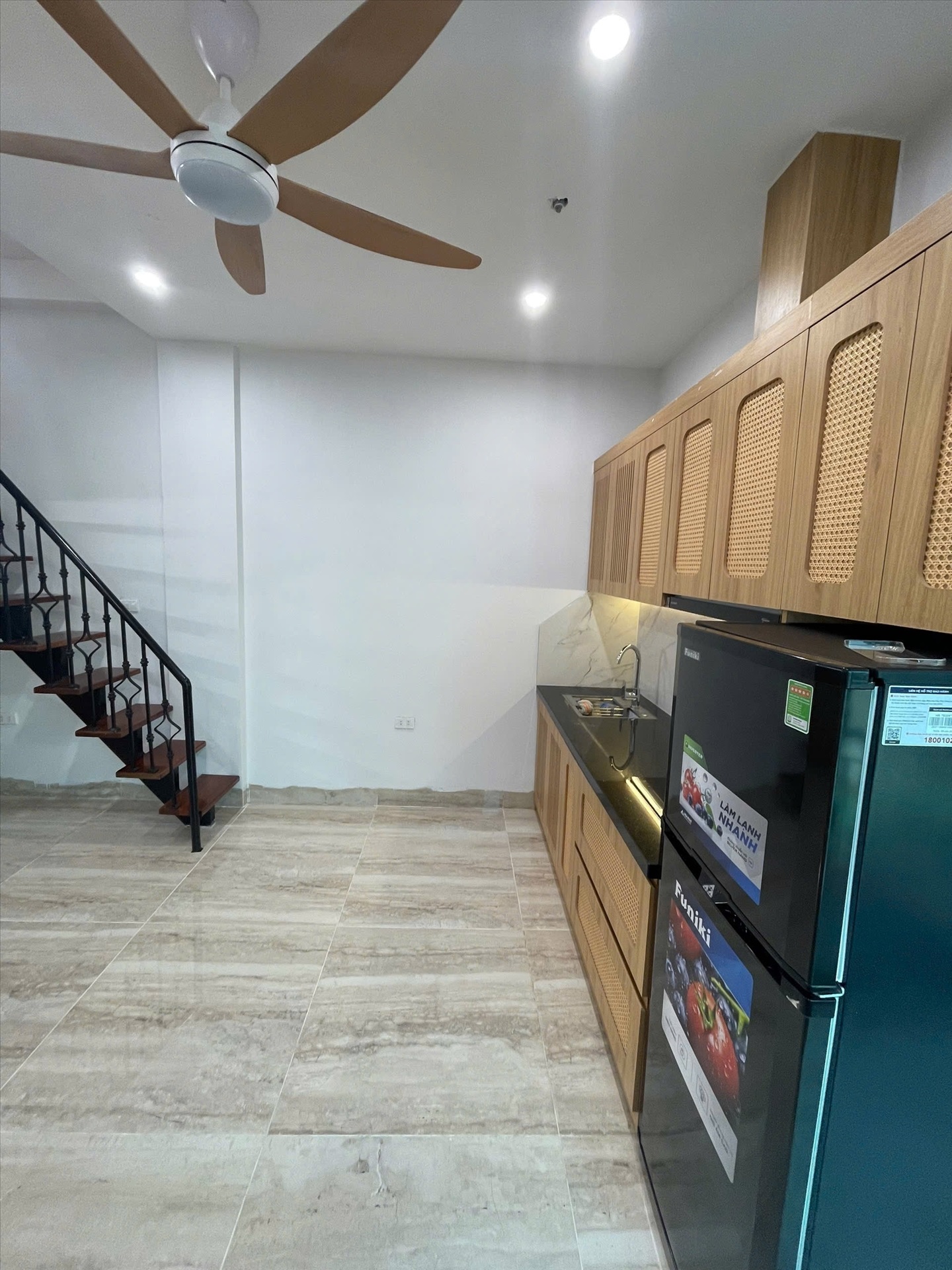 Phòng trọ Studio 35m2 tại Friends Team Phan Đình Giót - Thanh Xuân - Phòng bếp