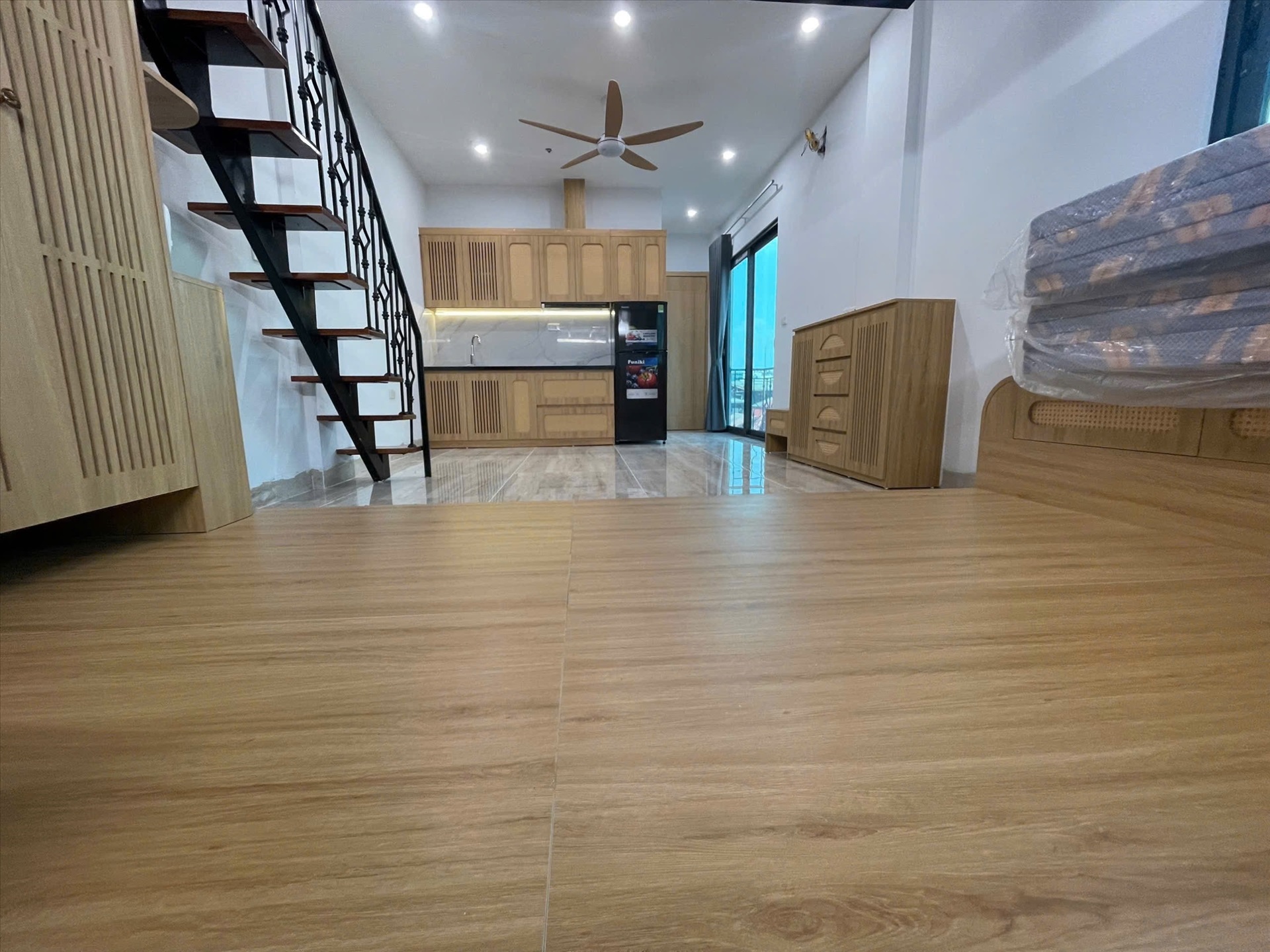 Phòng trọ Studio 35m2 tại Friends Team Phan Đình Giót - Thanh Xuân - Phòng ngủ