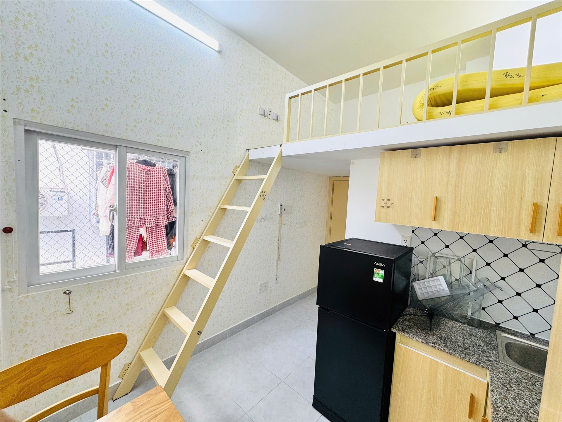 Phòng trọ Duplex 25m2 tại AT Home Đặng Thuỳ Trâm - Bình Thạnh - Phòng ngủ