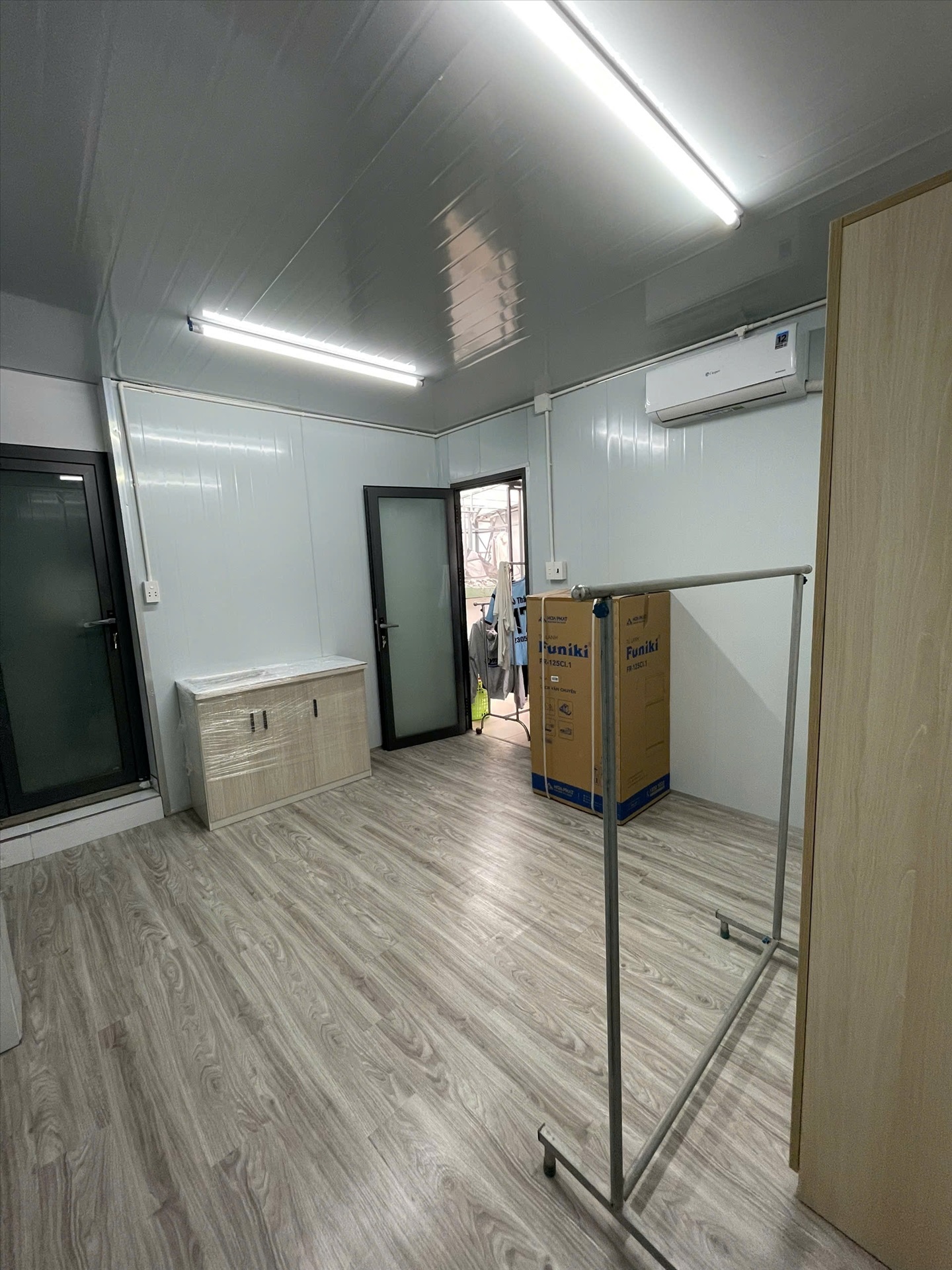 Phòng trọ Studio 25m2 tại Jinjoo Home Âu Cơ - Tân Bình - Phòng khách