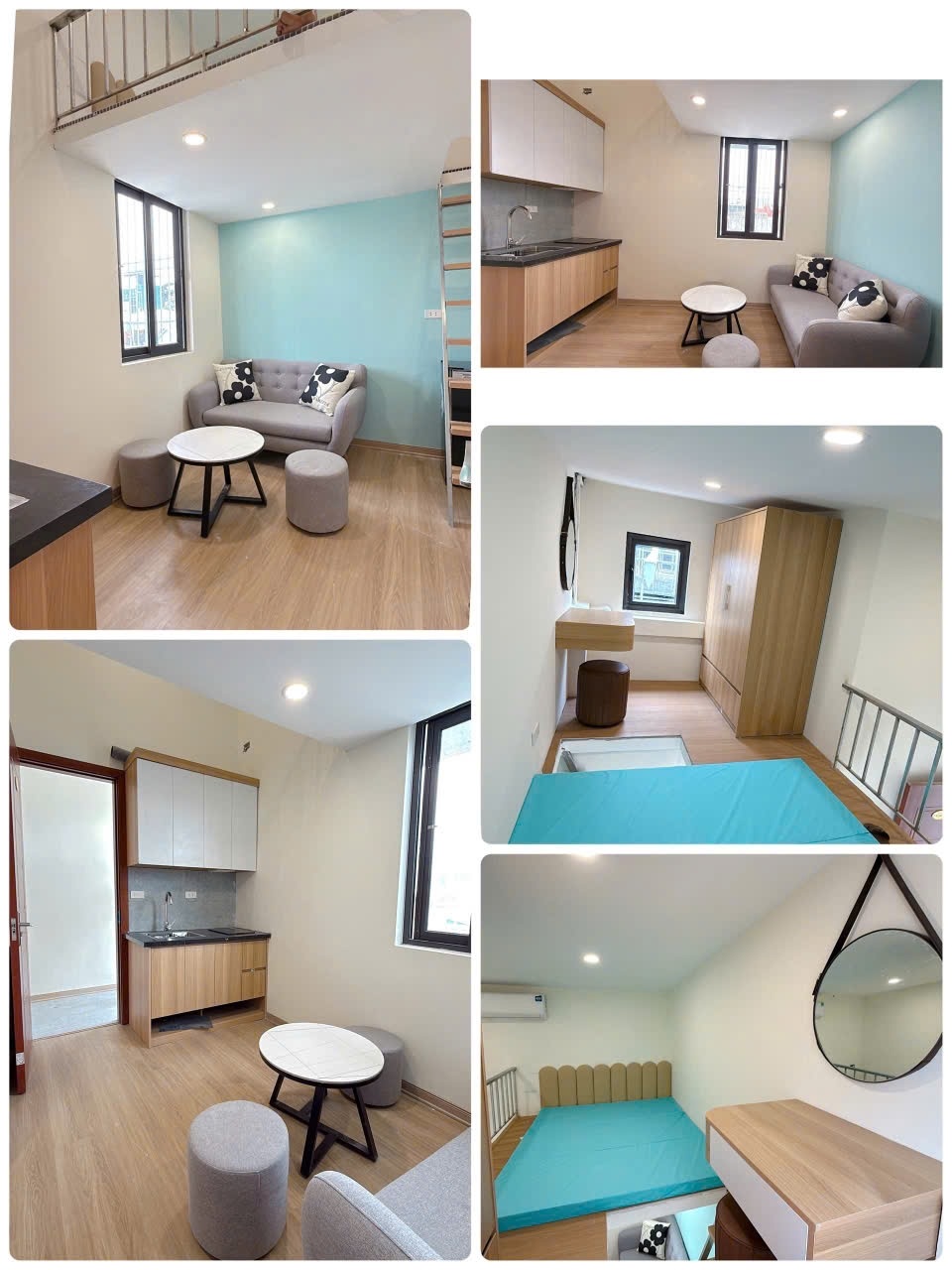 Phòng trọ Duplex 40m2 tại GENZ Home Kim Ngưu - Hai Bà Trưng - Phòng khách