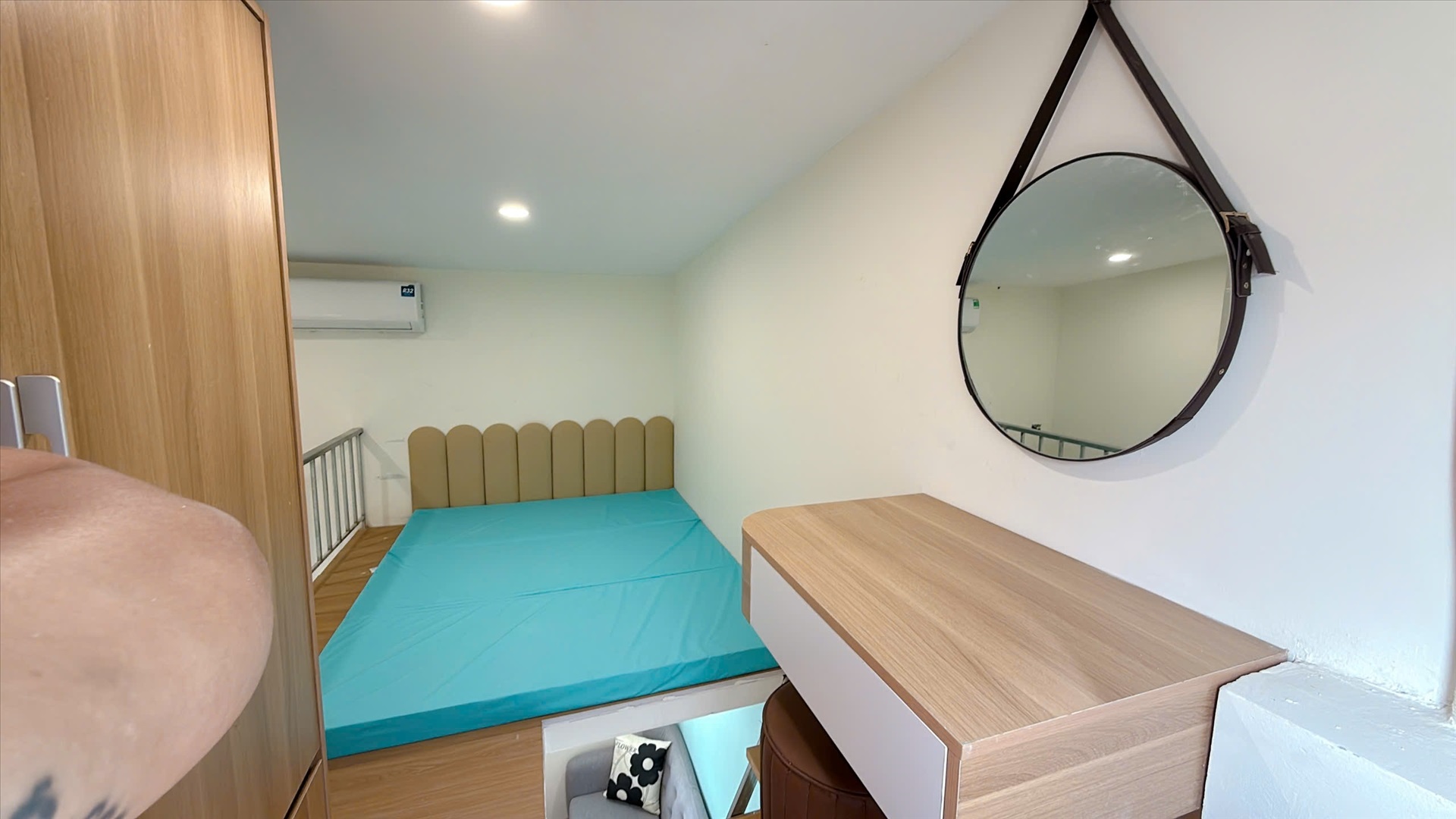 Phòng trọ Duplex 40m2 tại GENZ Home Kim Ngưu - Hai Bà Trưng - Phòng ngủ