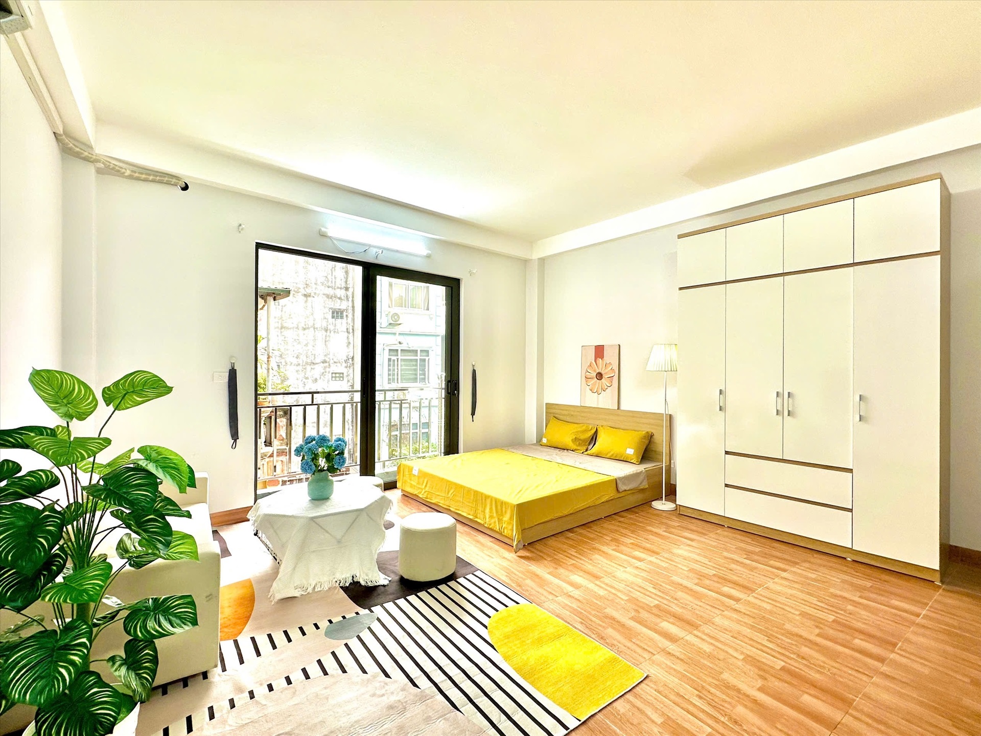 Phòng trọ Studio 30m2 tại Time House 9 Cổ Nhuế -  Bắc Từ Liêm - Phòng ngủ