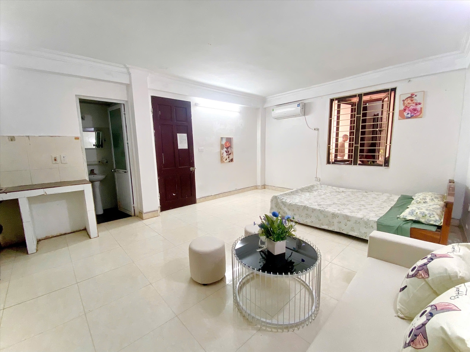 Phòng trọ Studio 25m2 tại Time House Phú Kiều - Bắc Từ Liêm - Phòng ngủ