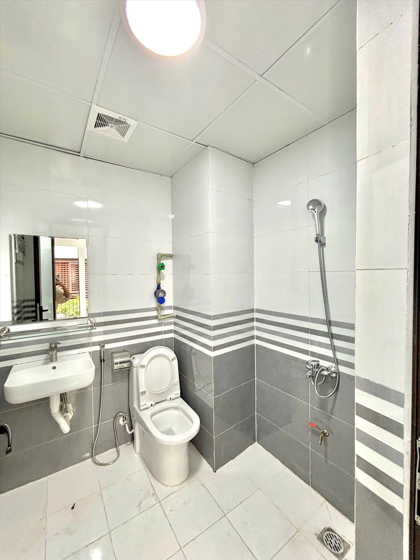 Phòng trọ Studio 25m2 tại Time House 4 Trần Cung - Bắc Từ Liêm - Phòng tắm