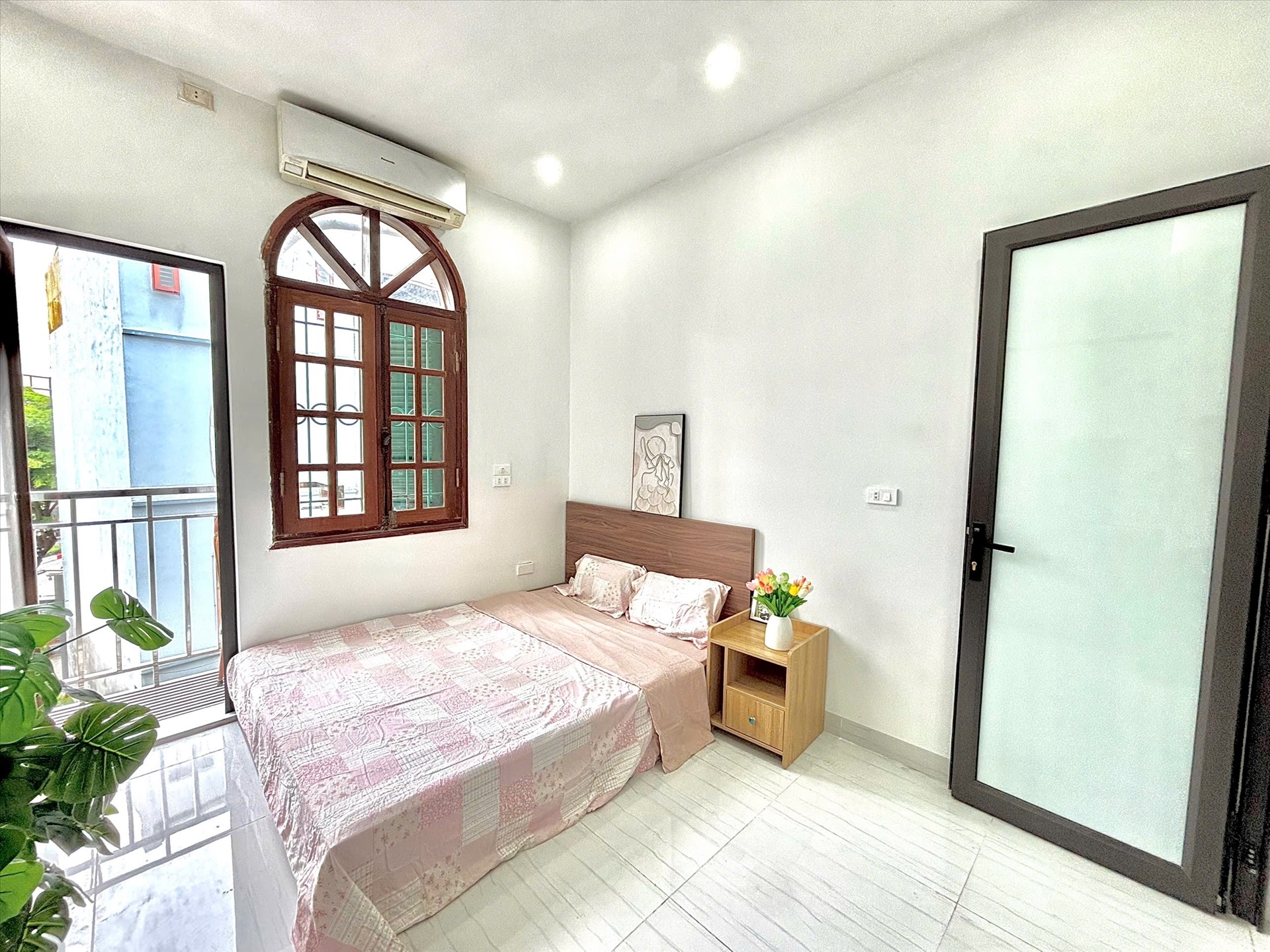 Phòng trọ Studio 25m2 tại Time House 4 Trần Cung - Bắc Từ Liêm - Phòng ngủ