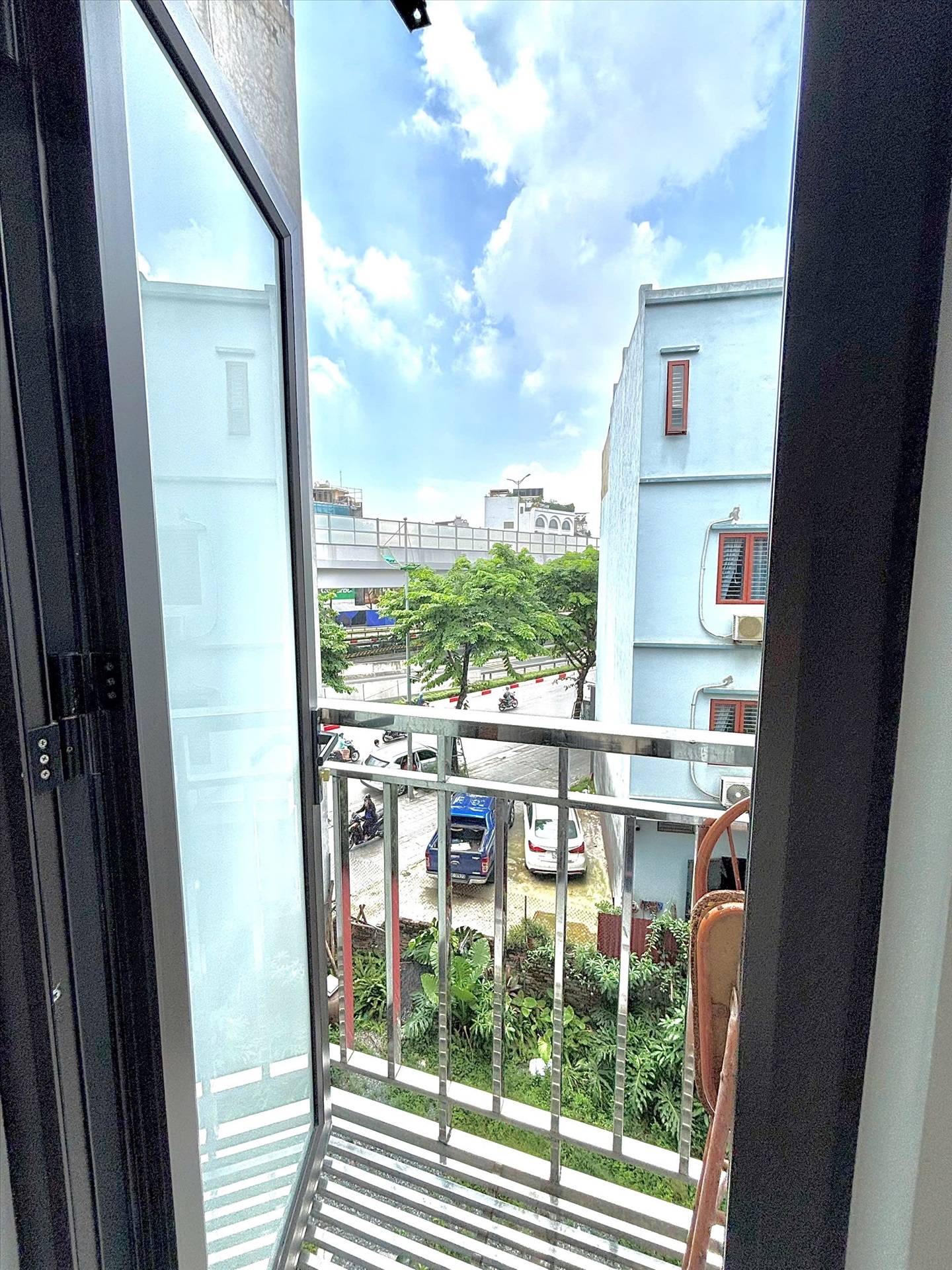 Phòng trọ Studio 25m2 tại Time House 4 Trần Cung - Bắc Từ Liêm - Ban công