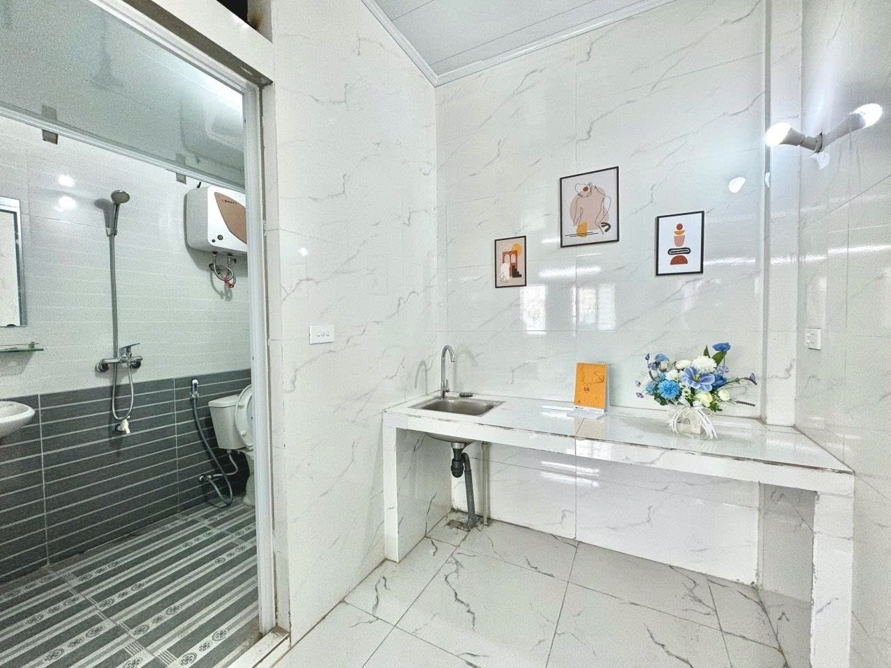 Phòng trọ Studio 25m2 tại Time House 8 Cổ Nhuế - Bắc Từ Liêm - Phòng bếp