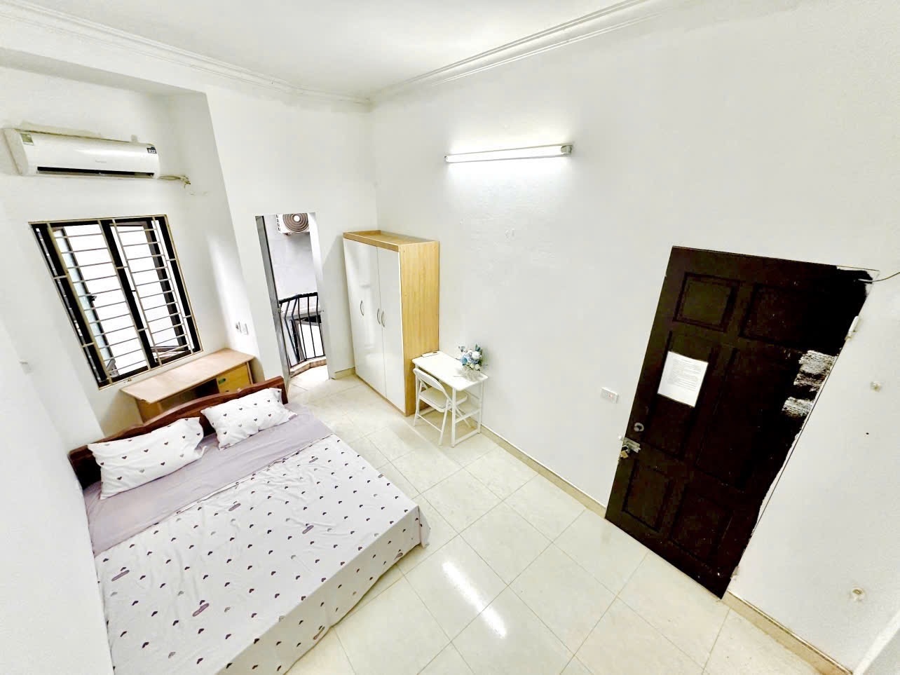 Phòng trọ Studio 25m2 tại Time House Phú Kiều - Bắc Từ Liêm - Phòng ngủ