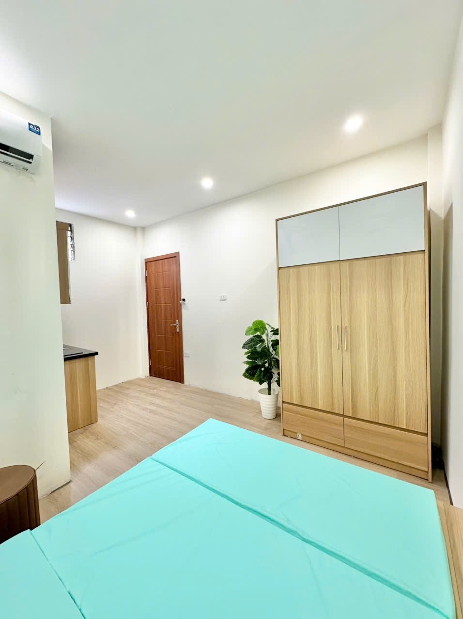 Phòng trọ Studio 30m2 tại GENZ Home Kim Ngưu - Hai Bà Trưng - Phòng ngủ