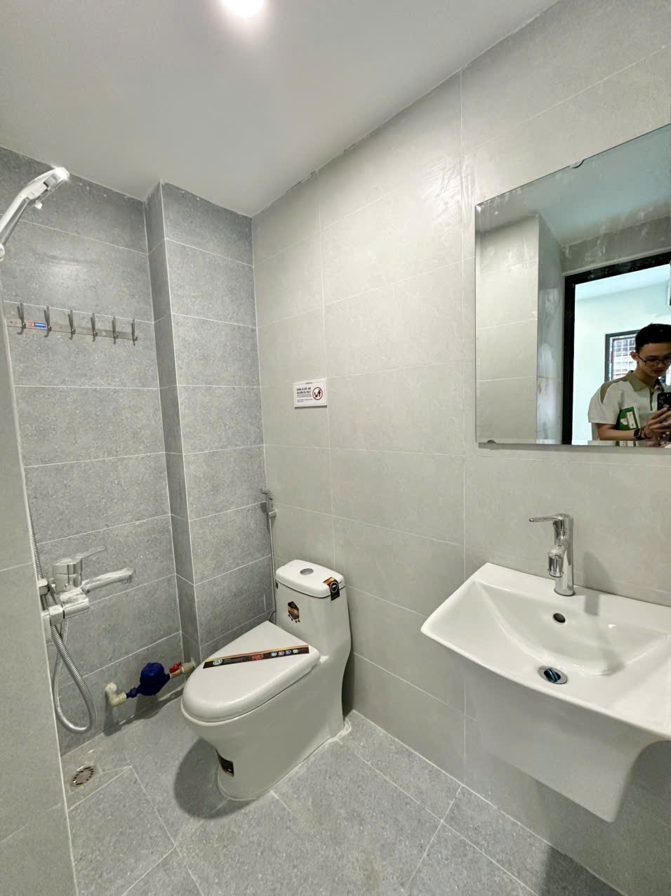 Phòng trọ Studio 40m2 tại GENZ Home Kim Ngưu - Hai Bà Trưng - Phòng tắm