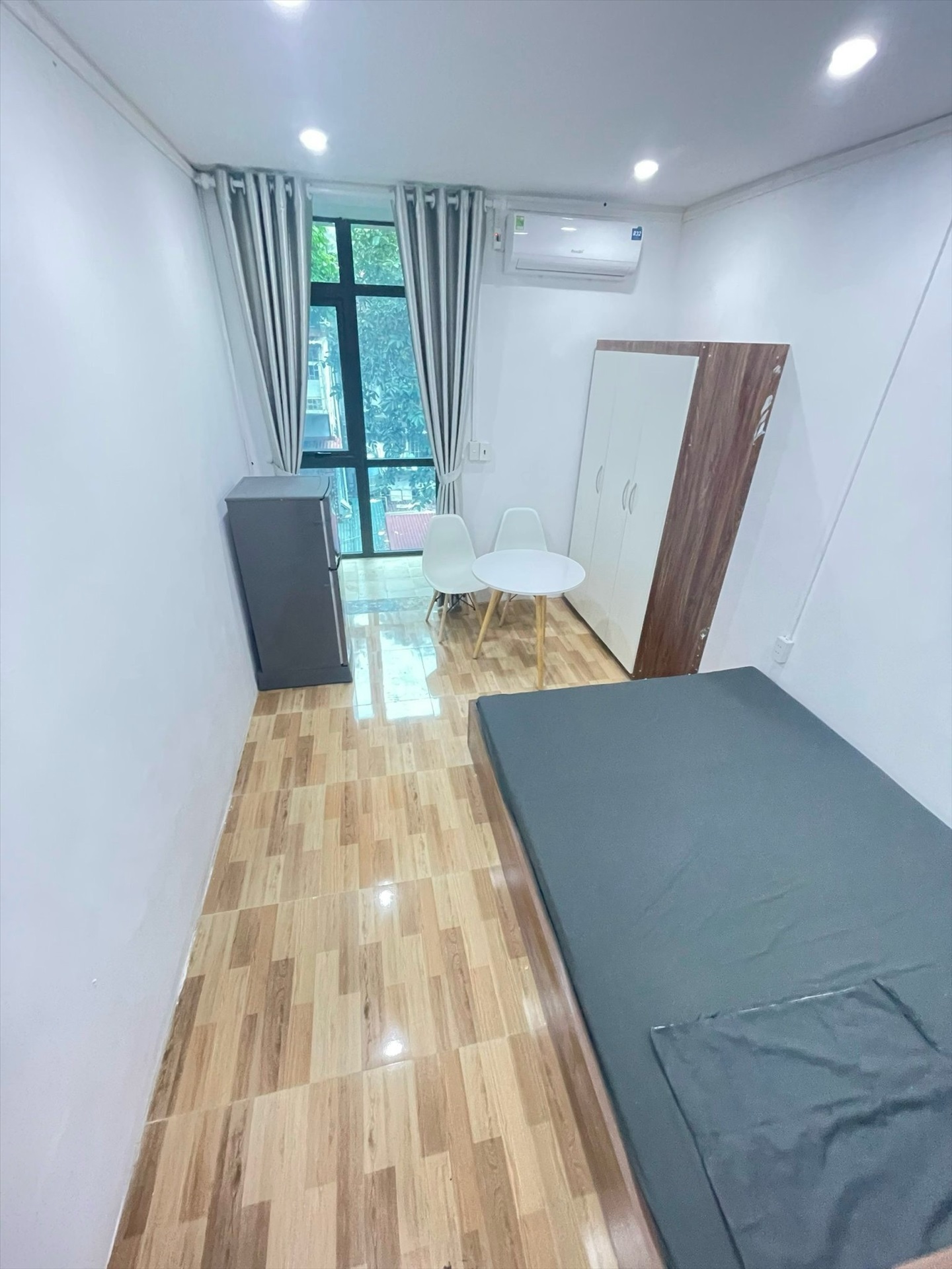 Phòng trọ Studio 25m2 tại NT House Nghĩa Tân - Cầu Giấy - Phòng ngủ