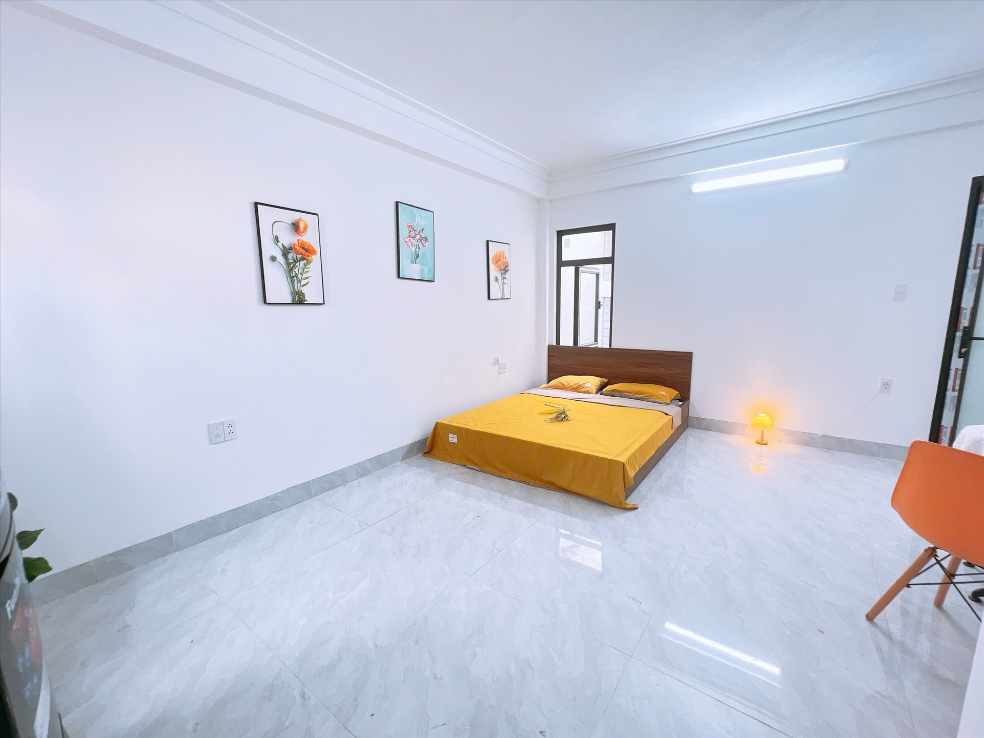 Phòng trọ Studio 30m2 tại Happyhomes Lạc Long Quân - Tây Hồ - Phòng ngủ