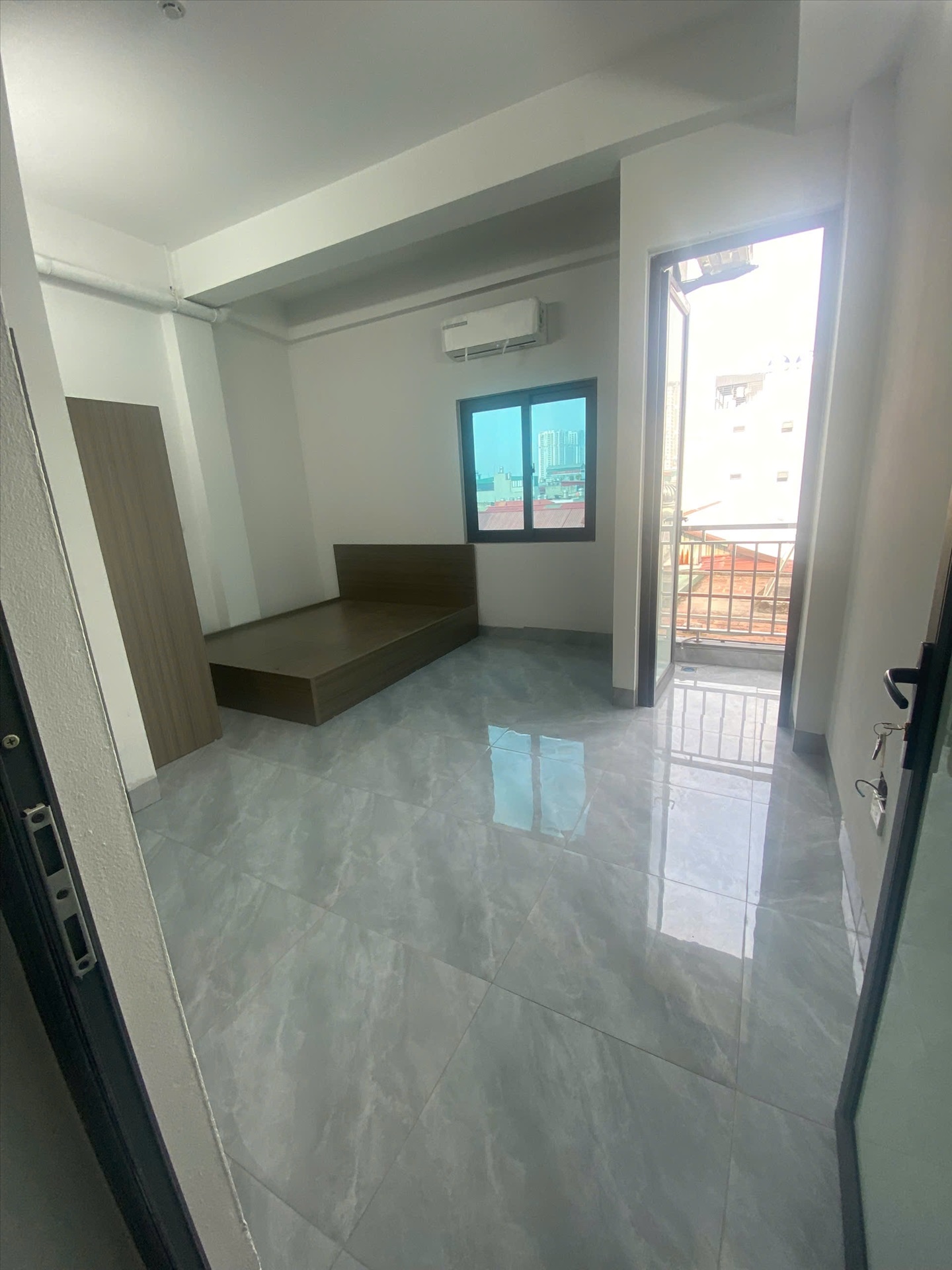 Phòng trọ Studio 25m2 tại CT House Bùi Xương Trạch - Thanh Xuân - Phòng ngủ