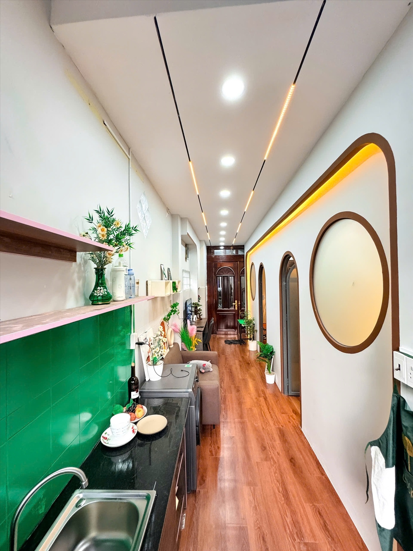 Phòng trọ 2 Phòng ngủ 40m2 tại Kinghome Tân Châu - Tân Bình - Phòng khách