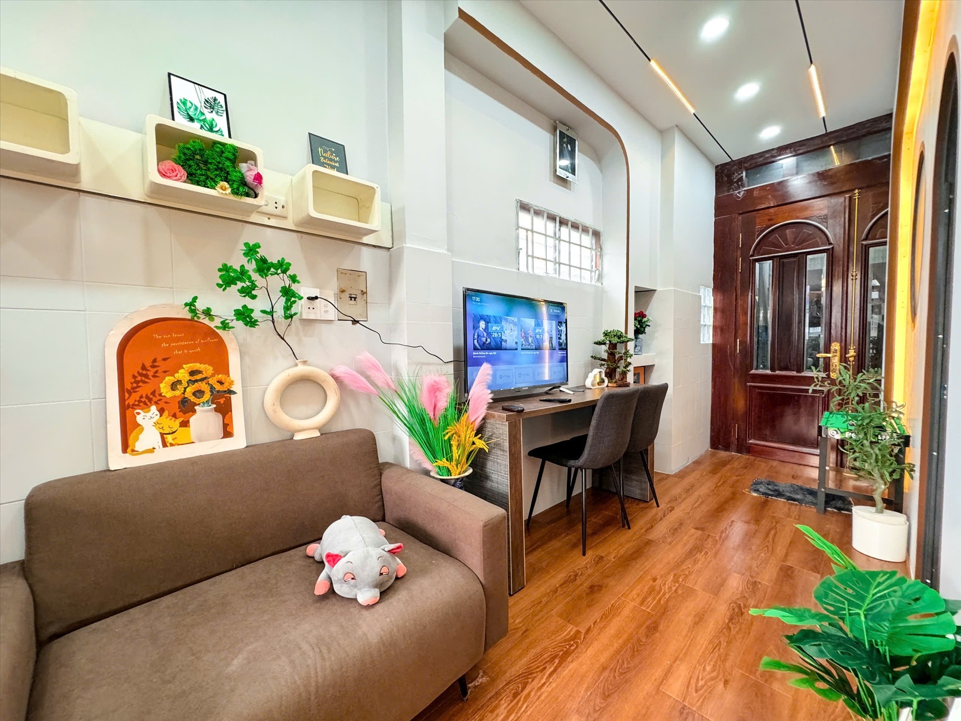 Phòng trọ 2 Phòng ngủ 40m2 tại Kinghome Tân Châu - Tân Bình - Phòng khách