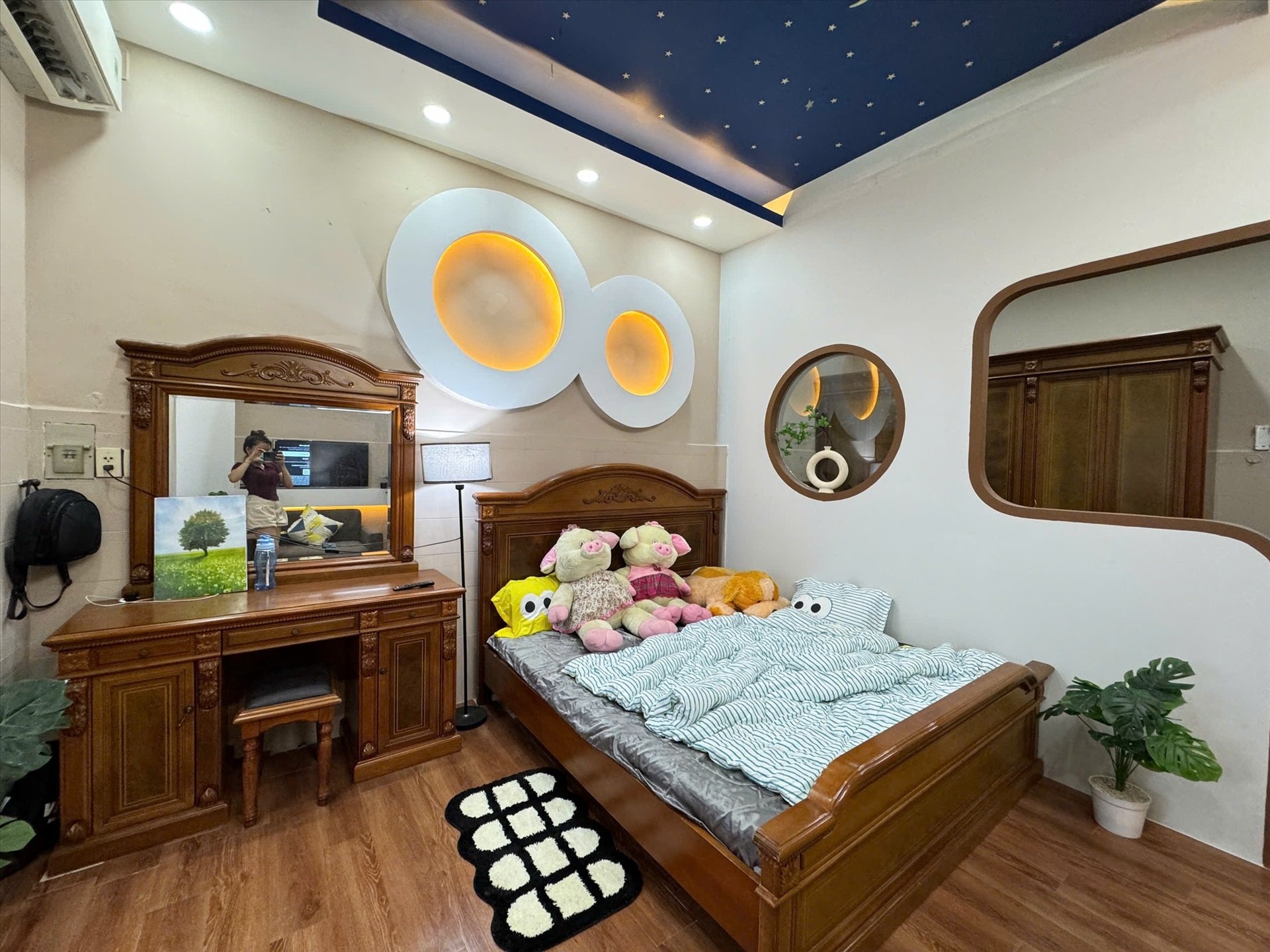 Phòng trọ 2 Phòng ngủ 40m2 tại Kinghome Tân Châu - Tân Bình - Phòng ngủ