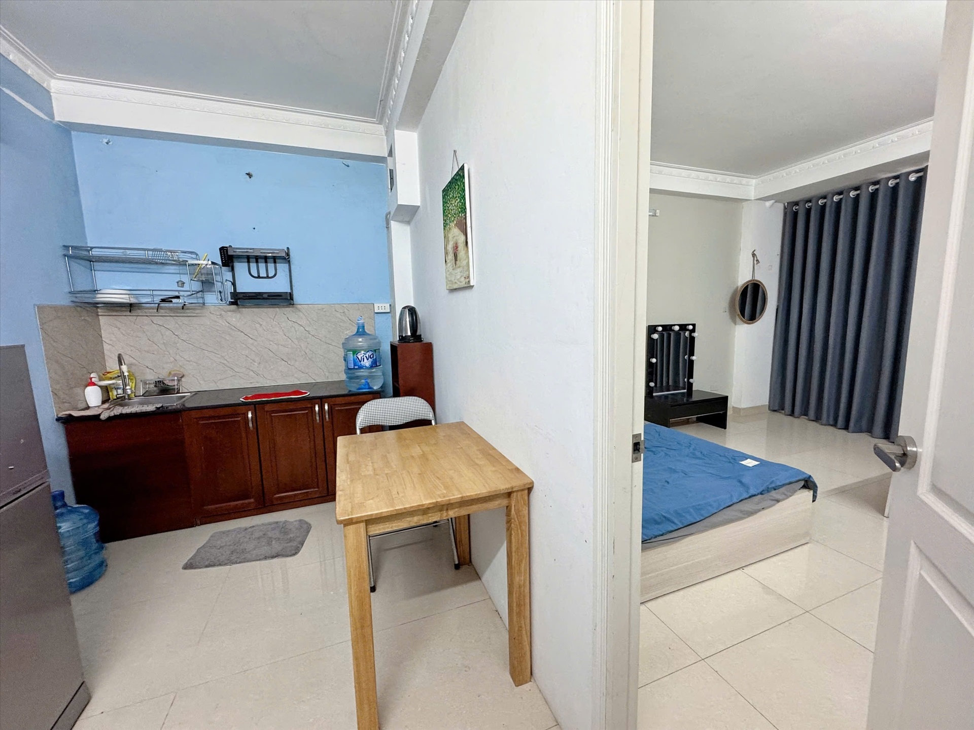Phòng trọ 1 Phòng ngủ 40m2 tại Jinjoo Home Phó Đức Chính - Quận 1 - Phòng bếp
