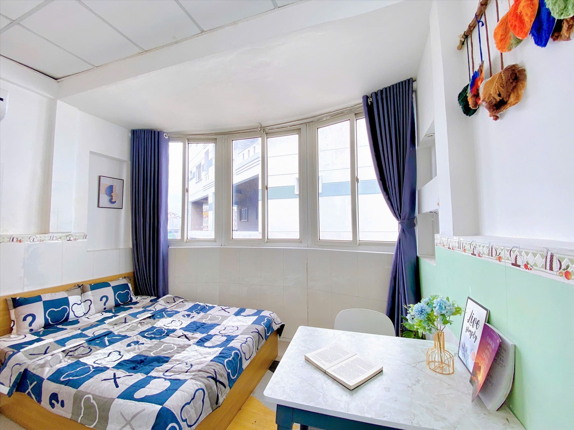 Phòng trọ Studio 25m2 tại CK Apartment Phạm Ngũ Lão - Quận 1 - Phòng ngủ