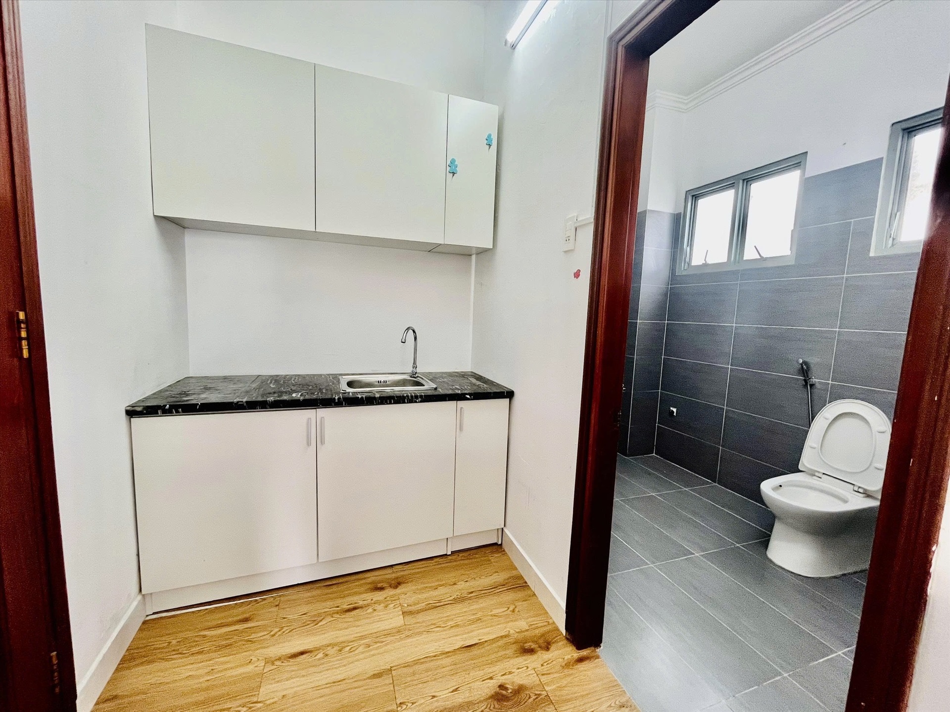 Phòng trọ 1 Phòng ngủ 35m2 tại Jinjoo Home Nguyễn Thiện Thuật - Quận 3 - Phòng bếp
