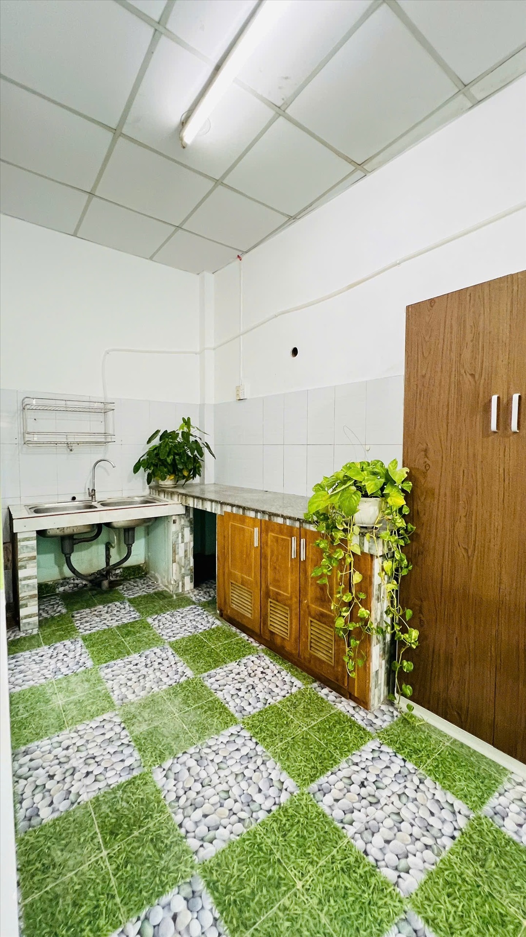 Phòng trọ Studio 25m2 tại CVN House Tân Chánh Hiệp - Quận 12 - Phòng bếp