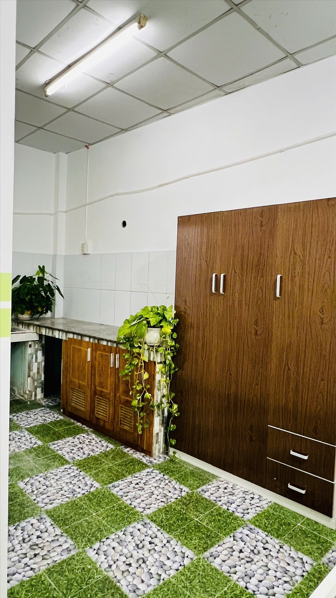 Phòng trọ Studio 25m2 tại CVN House Tân Chánh Hiệp - Quận 12 - Phòng bếp