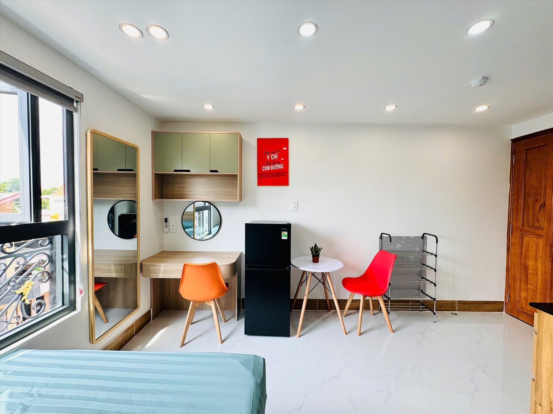 Phòng trọ Studio 25m2 tại Xuân Phát Apartment Đường số 4 - Gò Vấp - Phòng khách