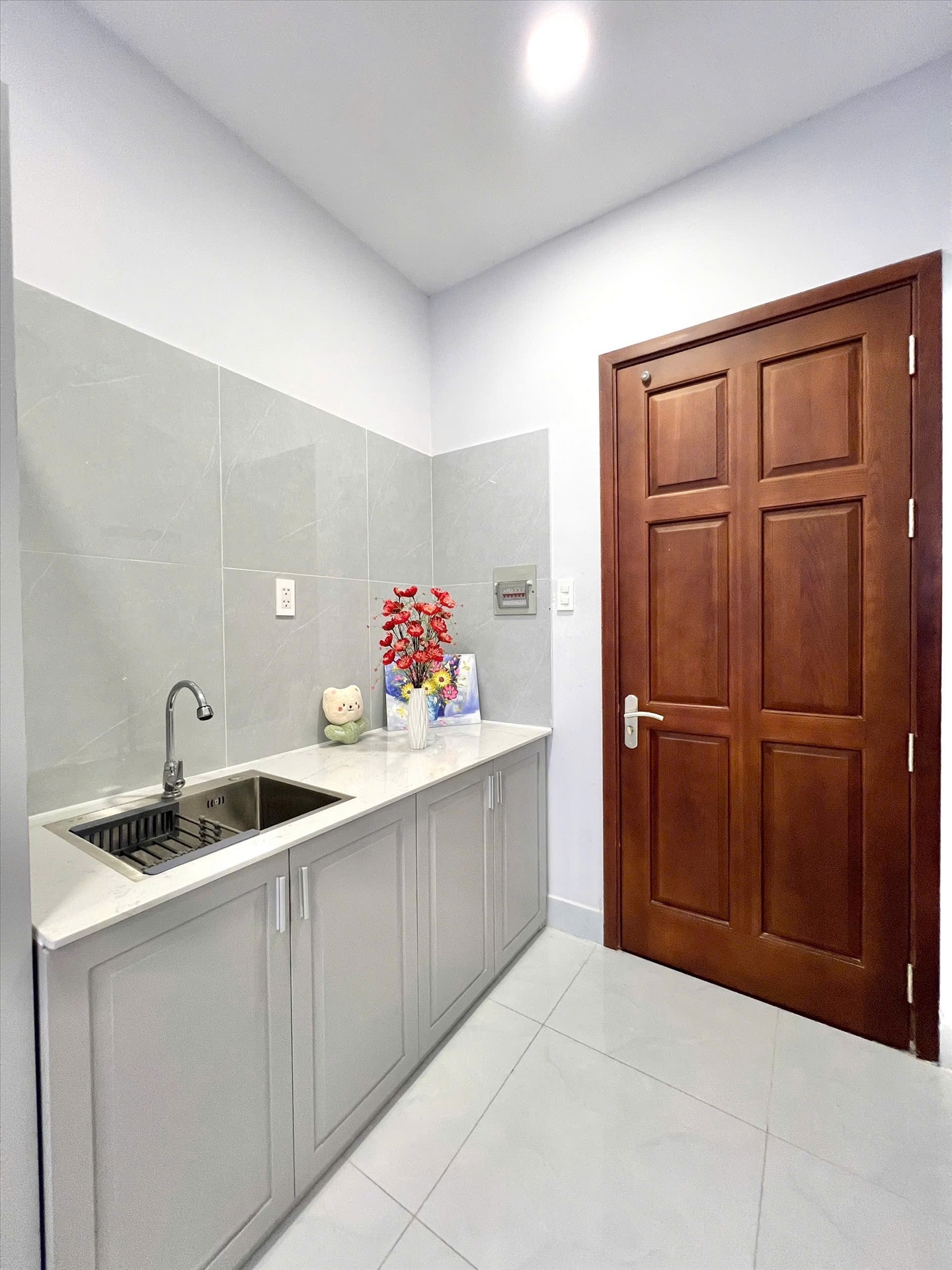 Phòng trọ Studio 20m2 tại MH Home Cộng Hòa - Tân Bình - Phòng bếp