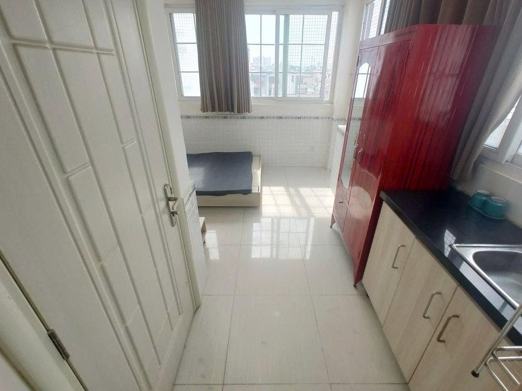 Phòng trọ Studio 20m2 tại PTC House Lê Quang Định - Gò Vấp - Phòng ngủ