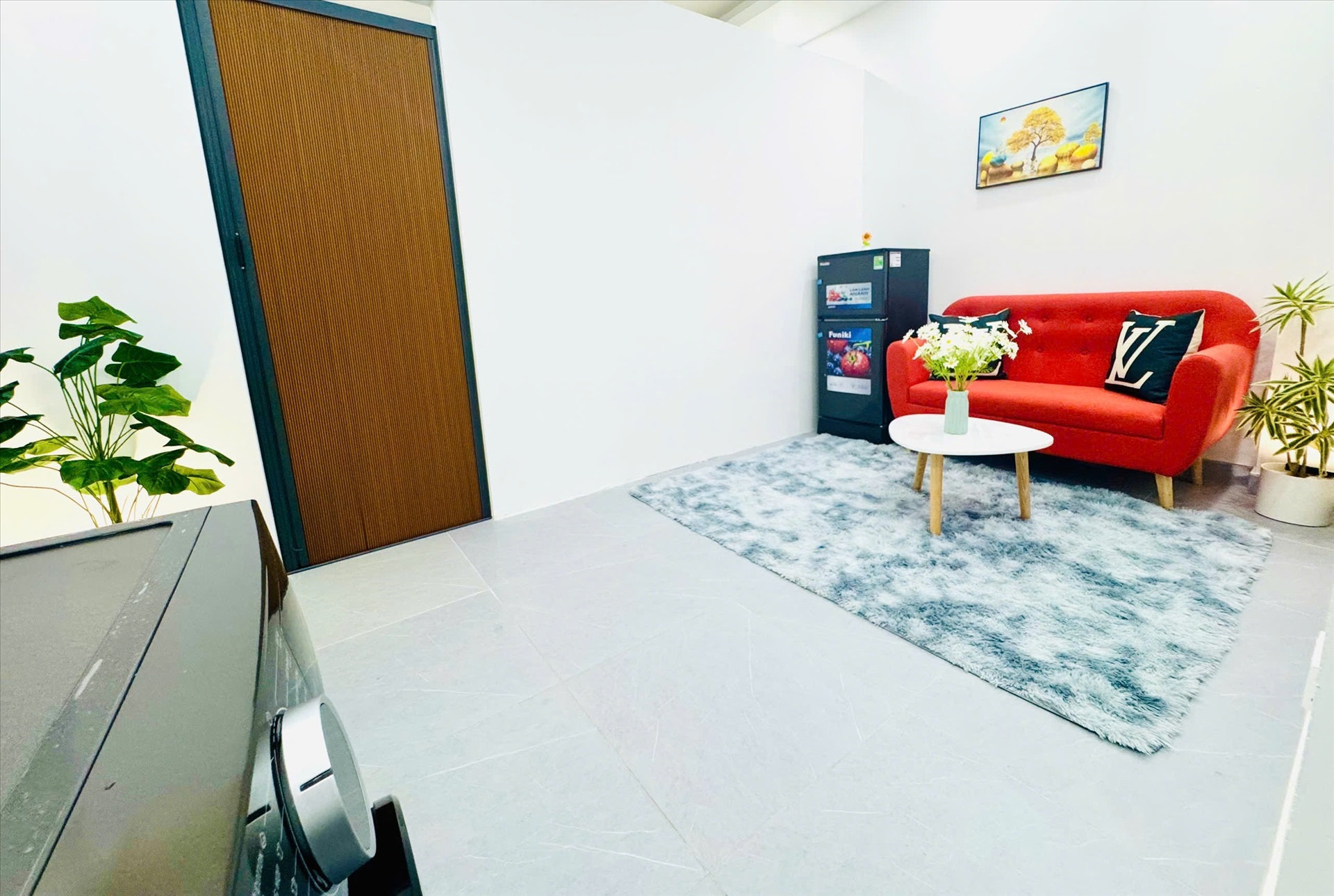 Phòng trọ 1 Phòng ngủ 30m2 tại Vihome Plus Đại Từ - Hoàng Mai - Phòng khách
