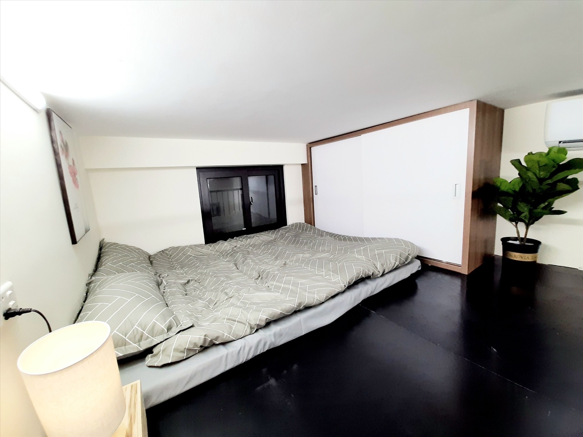 Phòng trọ Duplex 20m2 tại Akaland Phùng Hưng - Hà Đông - Phòng ngủ