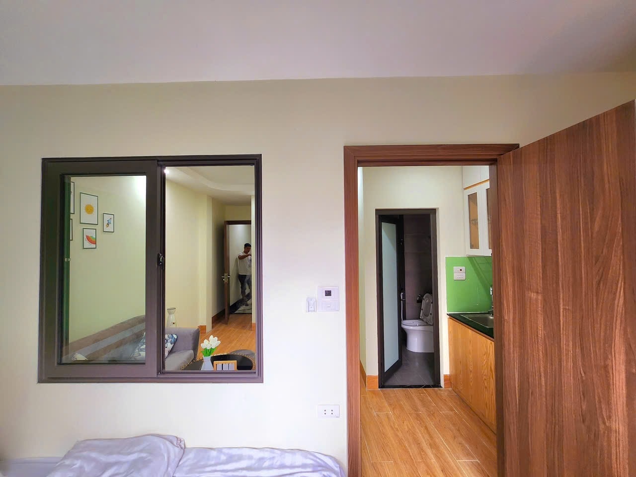 Phòng trọ 1 Phòng ngủ 35m2 tại Akaland Quan Nhân - Thanh Xuân - Phòng ngủ