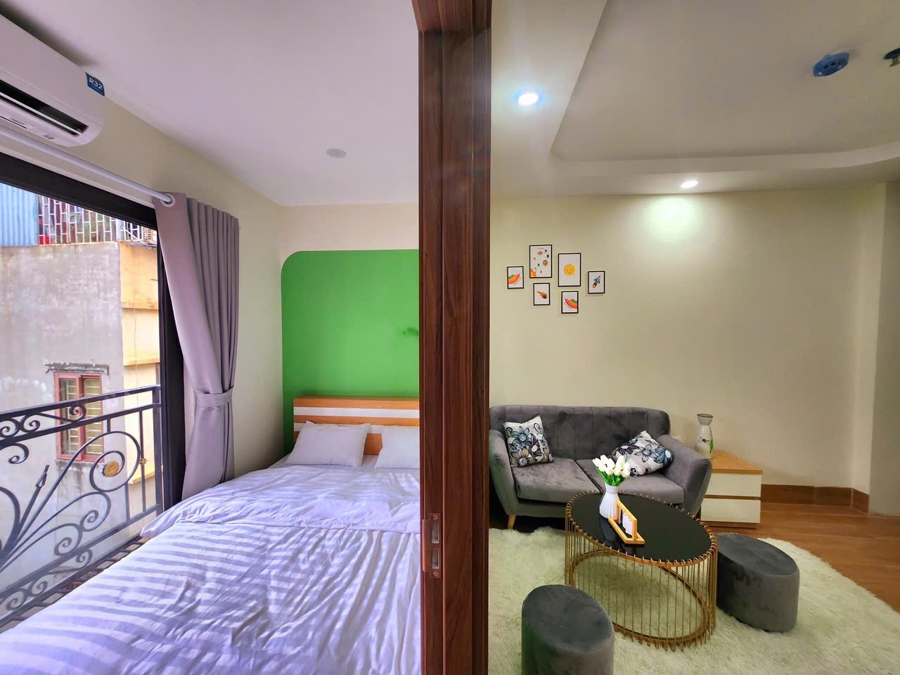 Phòng trọ 1 Phòng ngủ 35m2 tại Akaland Quan Nhân - Thanh Xuân - Phòng ngủ