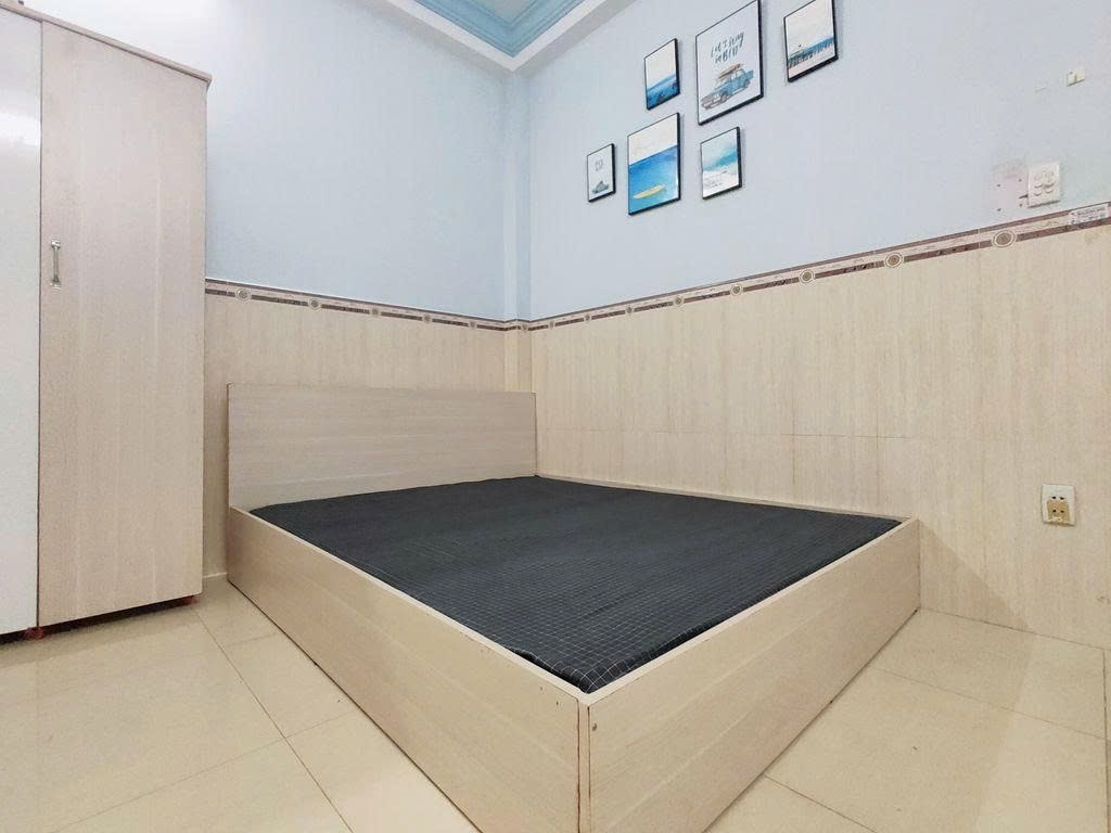 Phòng trọ Studio 25m2 tại PTC House Lê Văn Huân - Tân Bình - Phòng ngủ