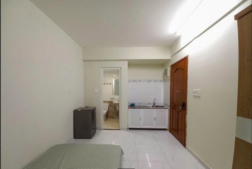 Phòng trọ Studio 25m2 tại PTC House 1 Lê Văn Sỹ - Tân Bình - Phòng ngủ
