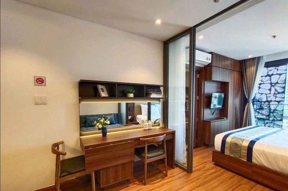 Phòng trọ 1 Phòng ngủ 35m2 tại PTC House 1 Trương Quốc Dung - Phú Nhuận - Góc làm việc