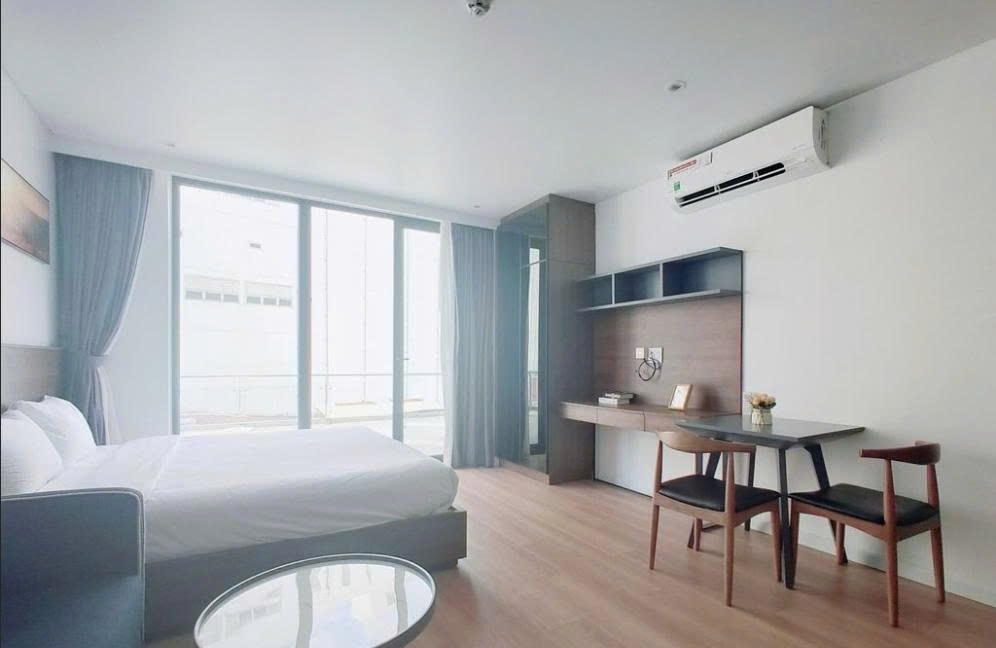 Phòng trọ Studio 35m2 tại PTC House 1 Hoàng Việt - Tân Bình - Phòng ngủ