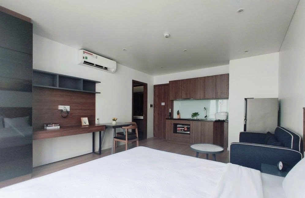 Phòng trọ Studio 35m2 tại PTC House 1 Hoàng Việt - Tân Bình - Phòng ngủ