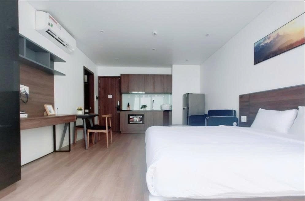 Phòng trọ Studio 35m2 tại PTC House 1 Hoàng Việt - Tân Bình - Phòng ngủ