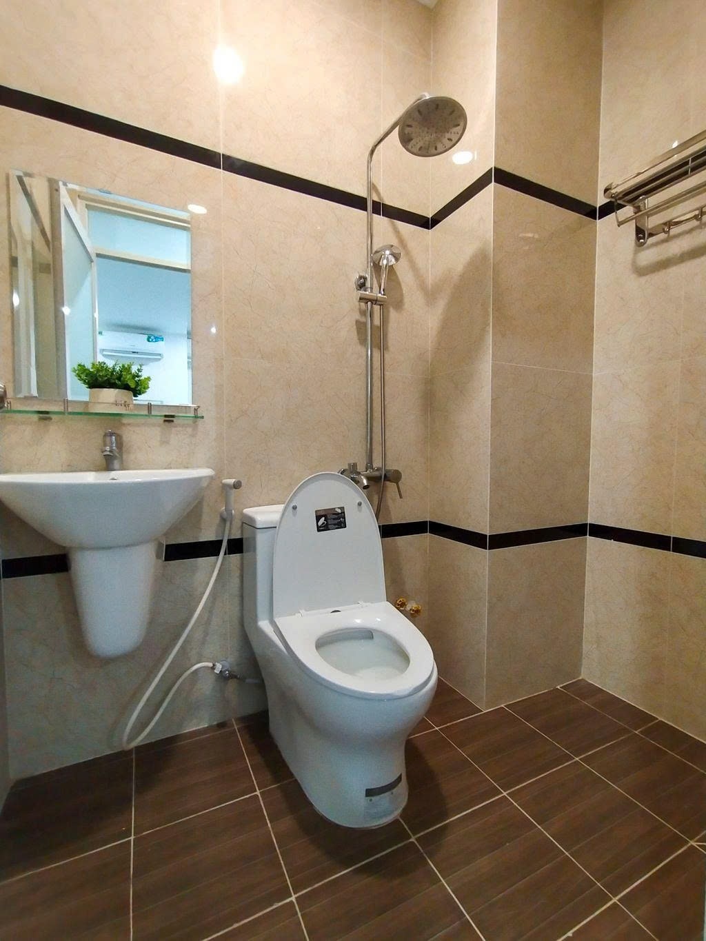 Phòng trọ Studio 25m2 tại PTC House 2 Bình Quới - Bình Thạnh - Phòng tắm