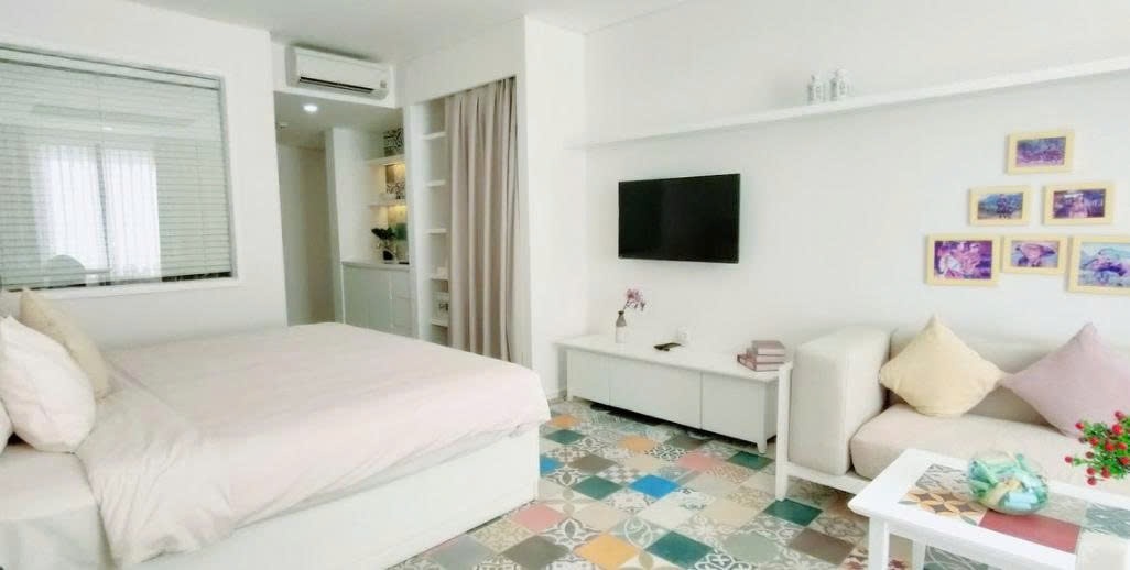 Phòng trọ Studio 35m2 tại PTC House 2 Nguyễn Cửu Vân - Bình Thạnh - Phòng ngủ