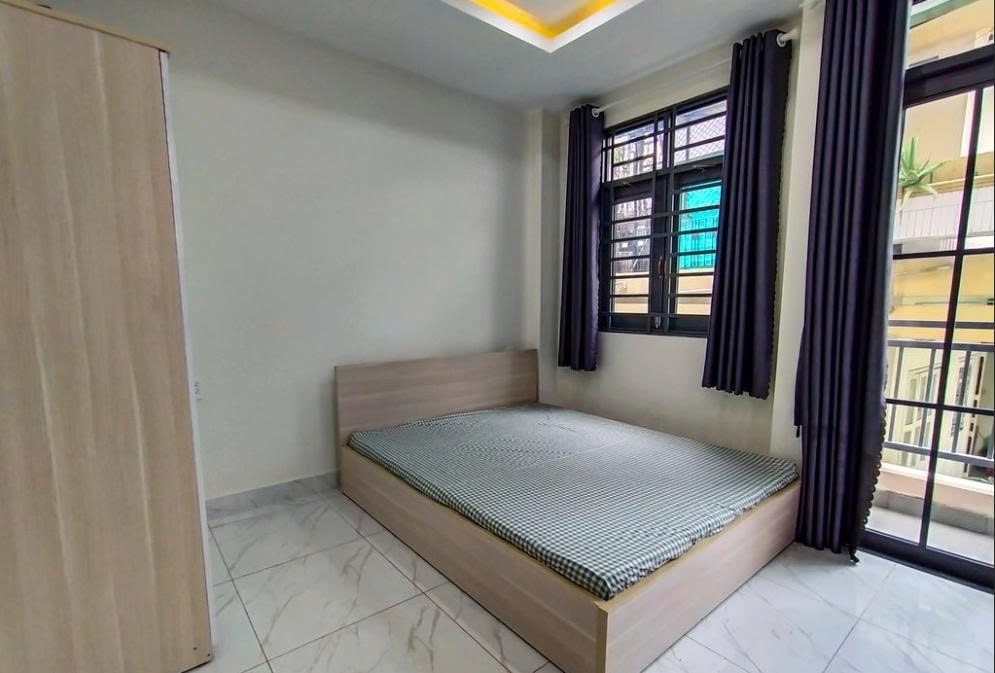 Phòng trọ Studio 25m2 tại PTC House 1 Lê Văn Sỹ - Phú Nhuận - Phòng ngủ