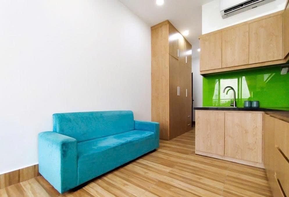 Phòng trọ Studio 35m2 tại PTC House 1 Nguyễn Văn Đậu - Bình Thạnh - Phòng ngủ