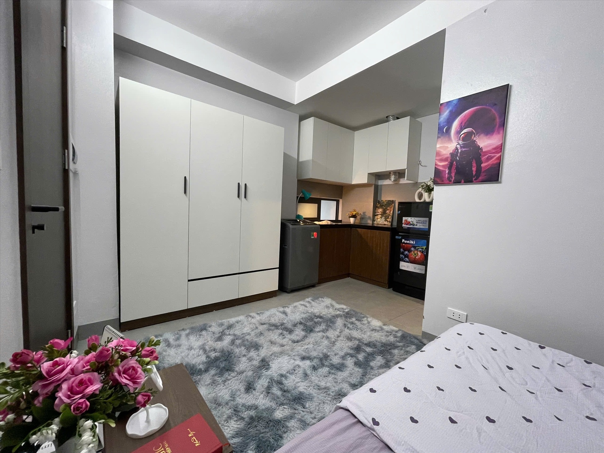 Phòng trọ Studio 30m2 tại DH House Nguyễn Khang - Cầu Giấy - Phòng bếp