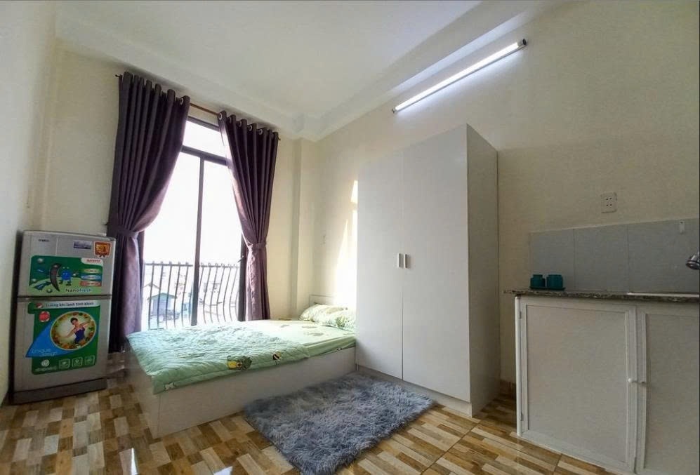 Phòng trọ Studio 30m2 tại PTC House 1 Cô Bắc - Phú Nhuận - Phòng ngủ