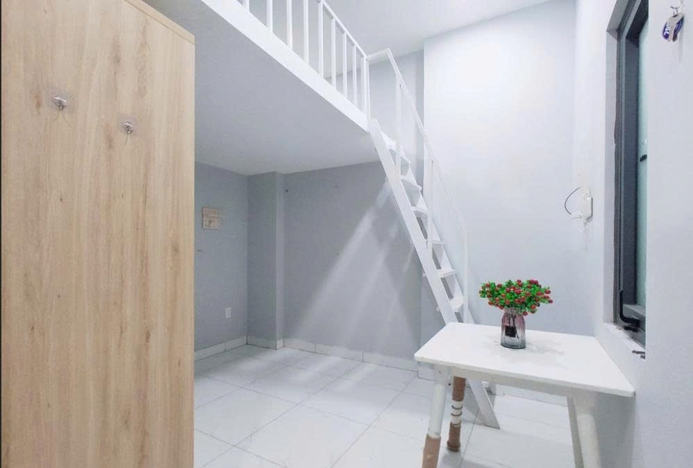 Phòng trọ Duplex 25m2 tại PTC House Trần Huy Liệu A - Phú Nhuận - Phòng ngủ