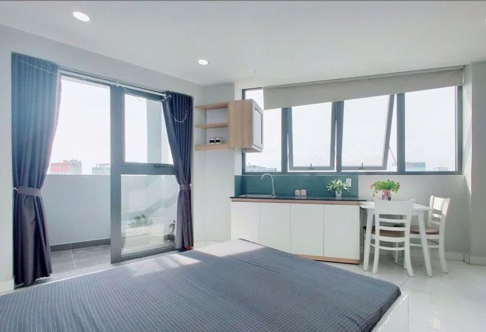 Phòng trọ Studio 30m2 tại PTC House Trần Huy Liệu B - Phú Nhuận - Phòng ngủ